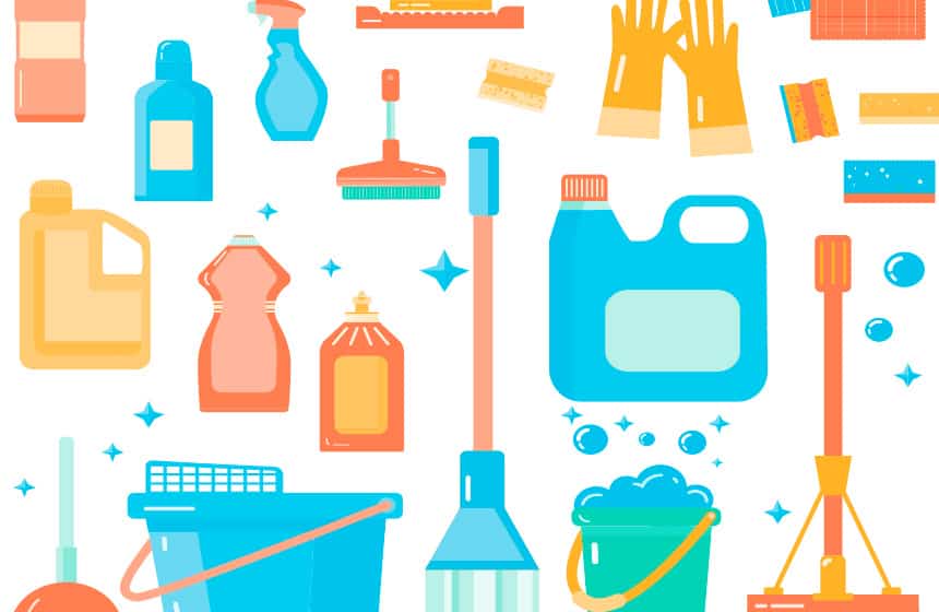 Kitchen Cleaning Supplies List